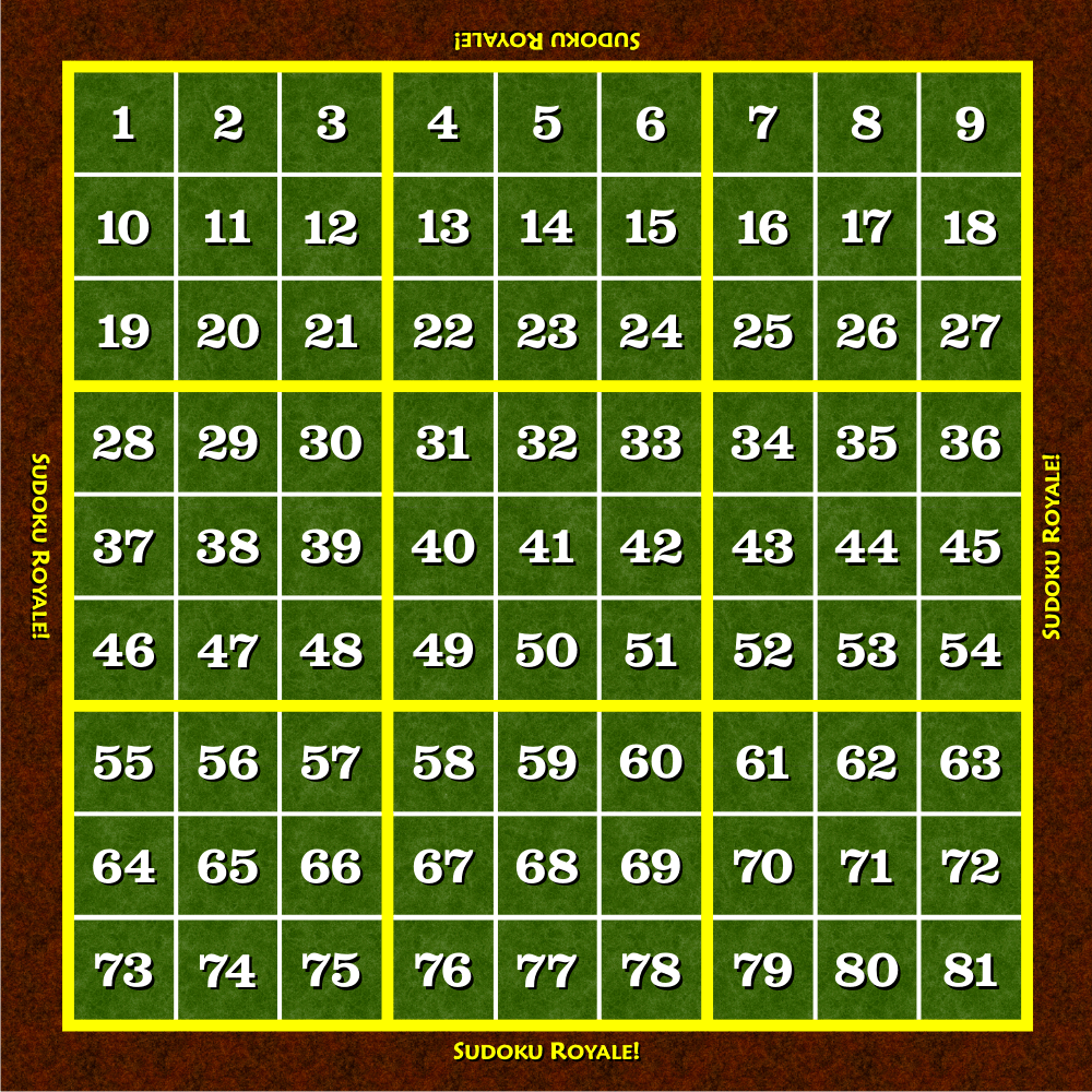 online blank sudoku grid