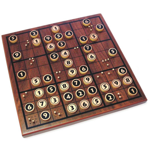 Wooden Sudoku Board Game