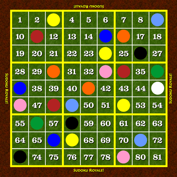 color sudoku puzzle