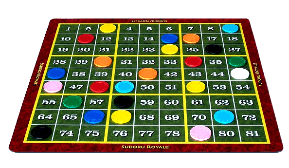 color sudoku logic board game