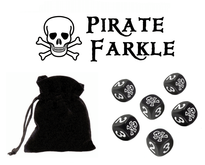 pirate farkle dice game Black