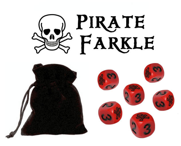 pirate farkle dice game Red