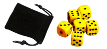yellow farkle dice game